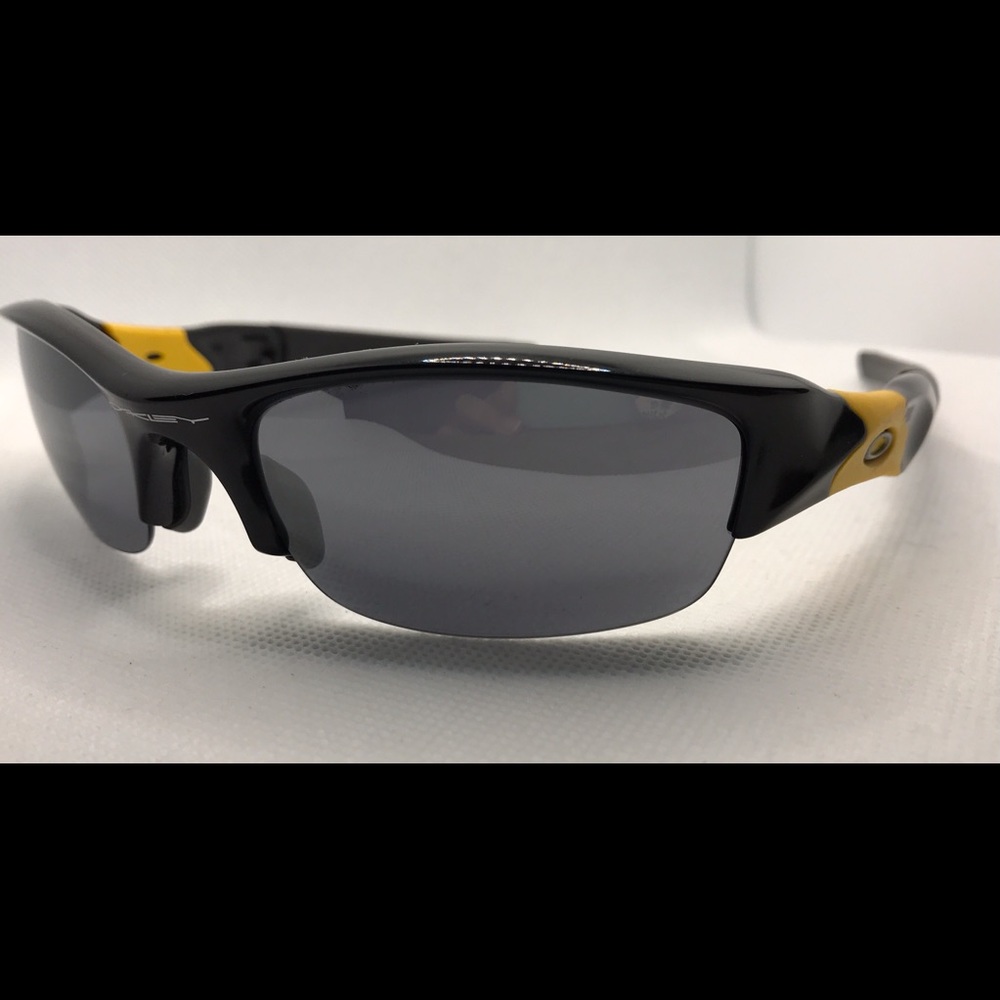 Oakley Sunglasses Flak Jacket XLJ LIVESTRONG + case, nano clear, nose pads - Picture 2 of 8